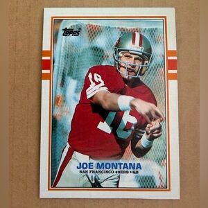 1989 Topps Joe Montana #12 Sports Card